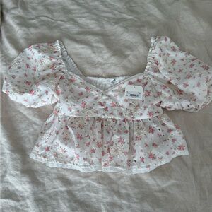 Altar'd State Lina Embroiled babydoll top